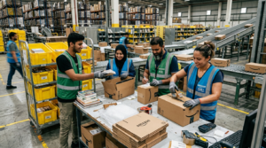amazon fulfillment center daily work dubai