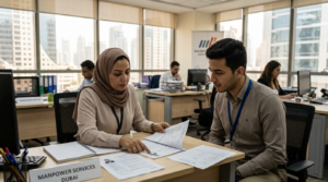 manpower company dubai staffing interview