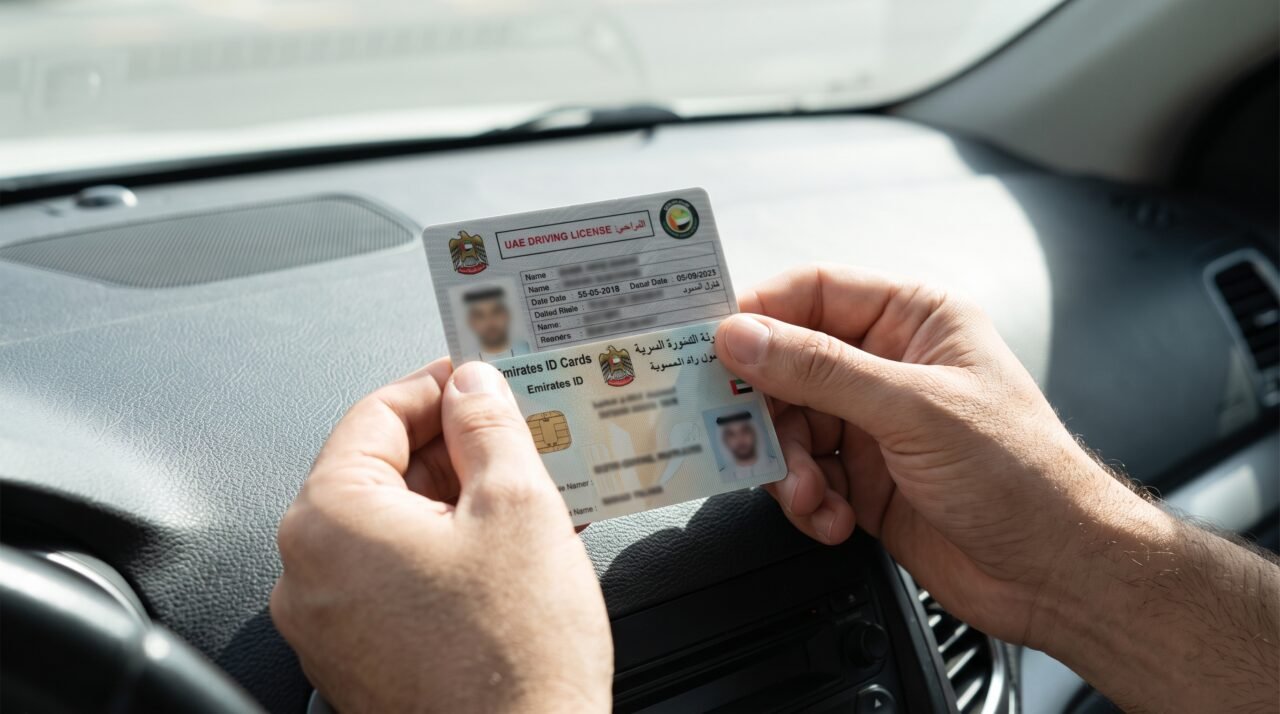 uae driving license and emirates id for smiles champion job